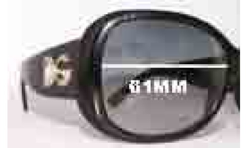Sunglass Fix Replacement Lenses for Dolce & Gabbana DG4033 - 61mm Wide 