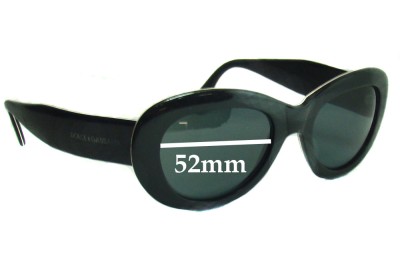 Dolce & Gabbana DG503S Replacement Sunglass Lenses- 52mm Wide 
