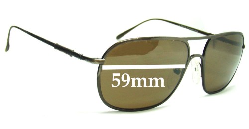 Ermenegildo Zegna SZ 3018N 59mm Replacement Lenses