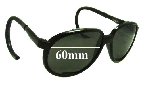 Sunglass Fix Replacement Lenses for Faberge 4859-BZ - 60mm Wide 