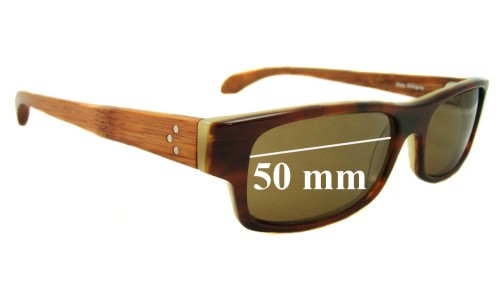 Sunglass Fix Replacement Lenses for Fetch Mahogany - 50mm Wide 