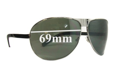 Gucci GG1813 Replacement Sunglass Lenses - 69mm wide 