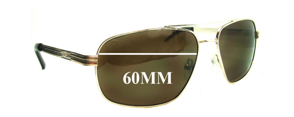 Sunglass Fix Replacement Lenses for Guess GUF102 - 60mm Wide