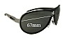 Sunglass Fix Replacement Lenses for Gucci GG1566/S - 67mm Wide 
