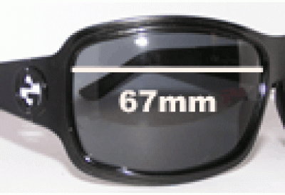 Gucci GG2754-S Replacement Sunglass Lenses - 67mm wide 