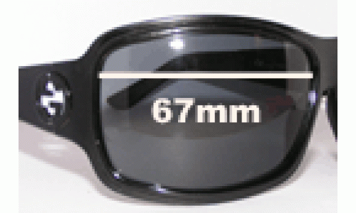 Sunglass Fix Replacement Lenses for Gucci GG2754/S - 67mm Wide 