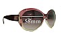 Sunglass Fix Replacement Lenses for Juicy Couture Atlanta/S - 58mm Wide 