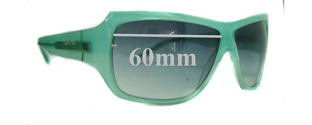 Lisa Ho LH214/S Replacement Sunglass Lenses - 60mm Wide