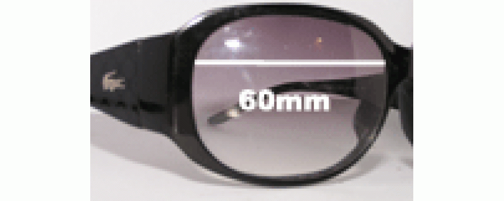 Sunglass Fix Replacement Lenses for Lacoste LA26403 - 60mm Wide