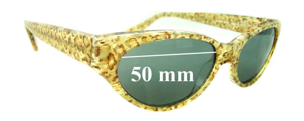 Sunglass Fix Replacement Lenses for Jean Lafont Dame - 50mm Wide
