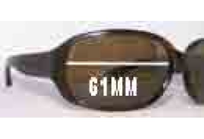 Marc by Marc Jacobs MMJ 007/P/S Replacement Lenses 61mm wide 