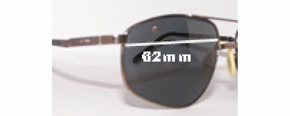 Sunglass Fix Replacement Lenses for Mako Chopper 9360 - 62mm Wide
