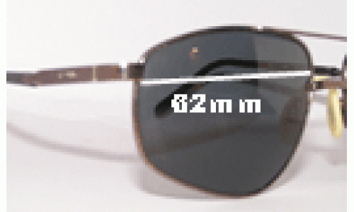 Sunglass Fix Replacement Lenses for Mako Chopper 9360 - 62mm Wide 