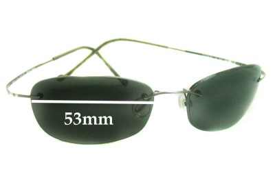 Maui Jim MJ503 Wailea Replacement Sunglass Lenses - 53mm Wide 