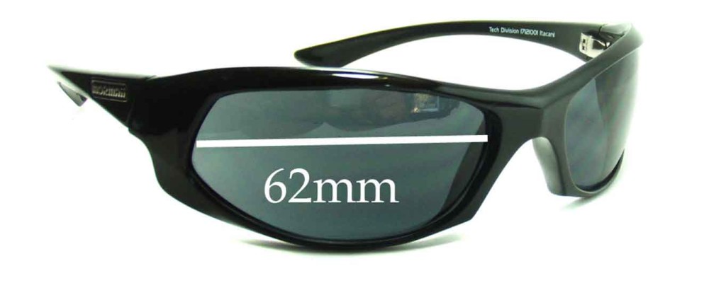 Mormaii Itacare Replacement Sunglass Lenses - 62mm Wide