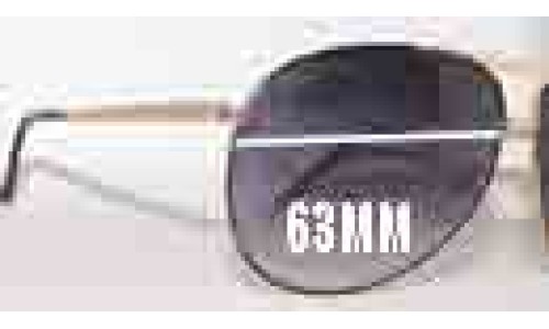 Sunglass Fix Replacement Lenses for Morrissey Ego Friendly - 63mm Wide 