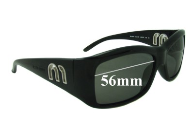 Miu Miu SMU02H Replacement Lenses 56mm wide 