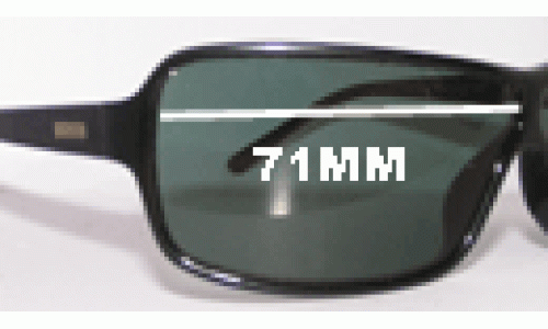 Sunglass Fix Replacement Lenses for Odyssey Brazilian - 71mm Wide 