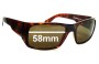 Sunglass Fix Replacement Lenses for O'Neil FILO - 58mm Wide 