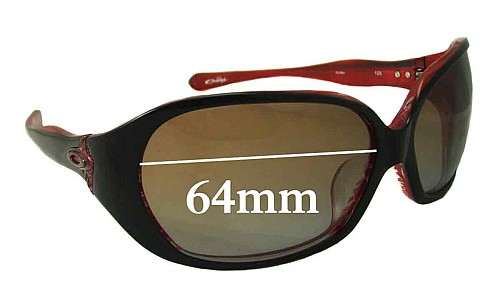 Sunglass Fix Replacement Lenses for Oakley Betray (Asian Fit) - 64mm Wide 