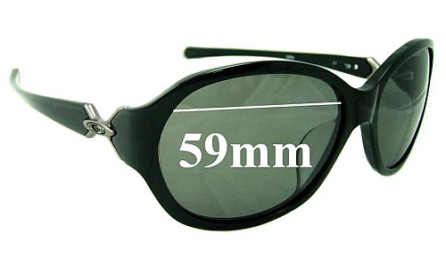 Sunglass Fix Replacement Lenses for Oakley Abandon (Asian Fit)  - 59mm Wide 