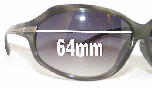 Sunglass Fix Replacement Lenses for Optyl 3513 - 64mm Wide 