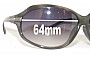 Sunglass Fix Replacement Lenses for Optyl 3513 - 64mm Wide 