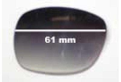 Oroton  Caribbean Verres de Remplacement 61mm wide 