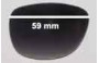 Sunglass Fix Replacement Lenses for Oroton  Serenity - 59mm Wide 
