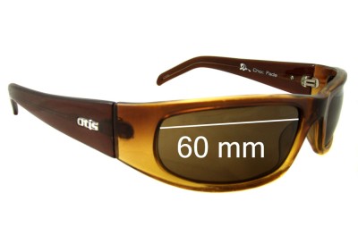 Otis 3D Replacement Sunglass Lenses - 60mm Wide 