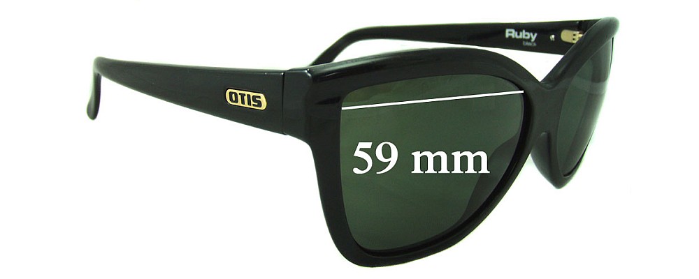 Sunglass Fix Replacement Lenses for Otis Ruby - 59mm Wide