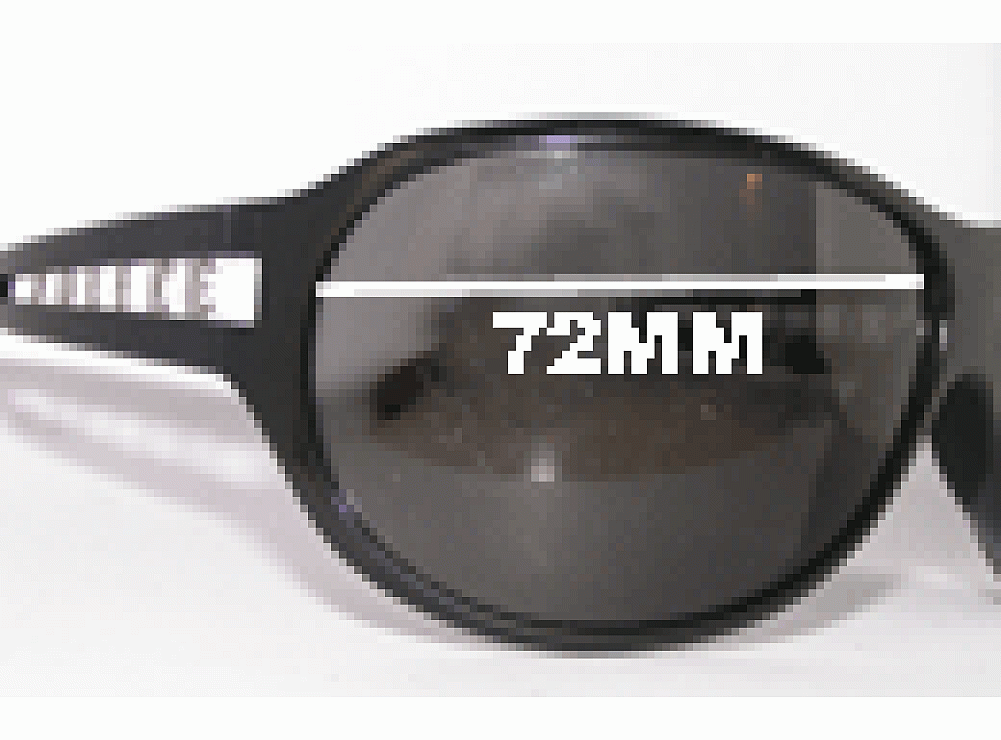 Sunglass Fix Verres de Remplacement pour Police 1510 - 72mm Wide Sunglass Fix Verres de Remplacement pour Police 1510 - 72mm Wide