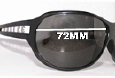 Police 1510 Replacement Lenses 72mm wide 
