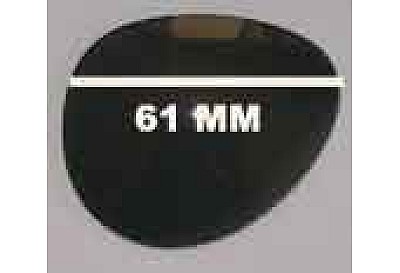 Police 8333G Verres de Remplacement 61mm wide 
