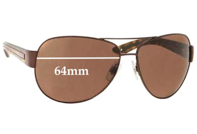 Polo 3029 Replacement Sunglass Lenses - 64mm Wide 