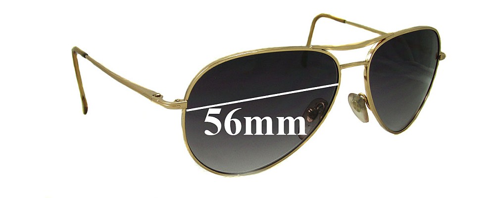 Sunglass Fix Replacement Lenses for Persol 2238-S - 56mm Wide