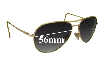 Persol 2238S Replacement Sunglass Lenses - 56mm Wide 