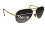 Sunglass Fix Replacement Lenses for Persol 2238-S - 56mm Wide 