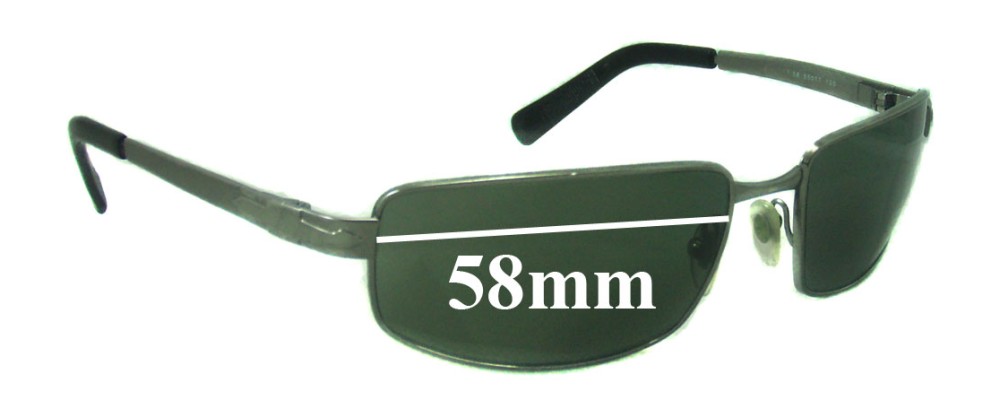 Sunglass Fix Replacement Lenses for Persol 2297-S - 58mm Wide