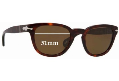 Persol 2961-S Replacement Sunglass Lenses - 51mm wide 