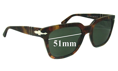 Sunglass Fix Replacement Lenses for Persol 2979-S - 51mm Wide 