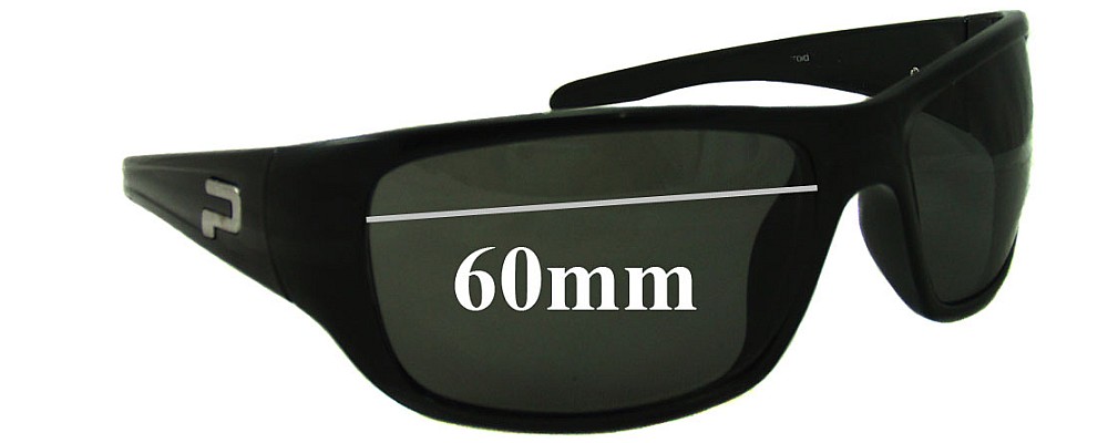 Sunglass Fix Replacement Lenses for Polaroid P7300A - 60mm Wide
