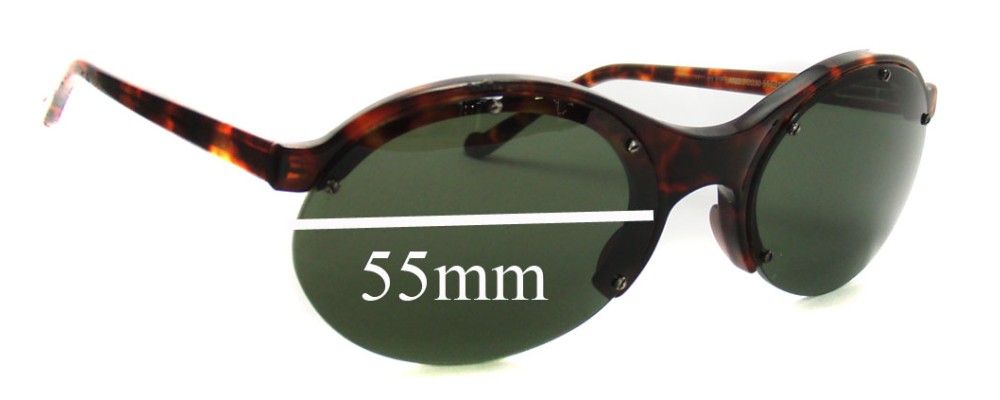 Sunglass Fix Replacement Lenses for Carrera P0030 - 55mm Wide