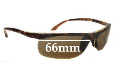 Ray Ban RB4085 Replacement Sunglass Lenses - 66mm Wide 