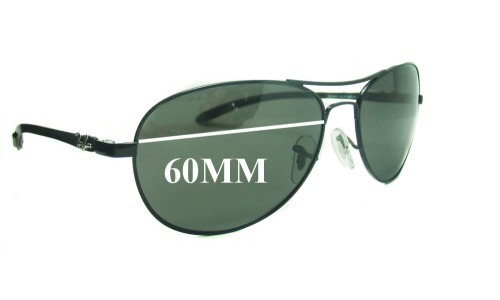 Sunglass Fix Replacement Lenses for Ray Ban RB8301 Tech  - 60mm Wide 