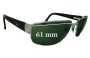 Sunglass Fix Replacement Lenses for Ray Ban RB3189 - 61mm Wide 