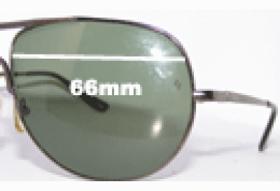 Ray Ban RB8075 Replacement Lenses 66mm wide 