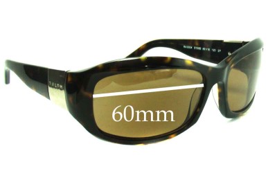 Ralph Lauren RA5004 Replacement Sunglass Lenses - 60mm wide 