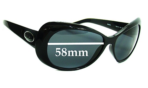 Sunglass Fix Replacement Lenses for Ralph Lauren RA5048 - 58mm Wide 