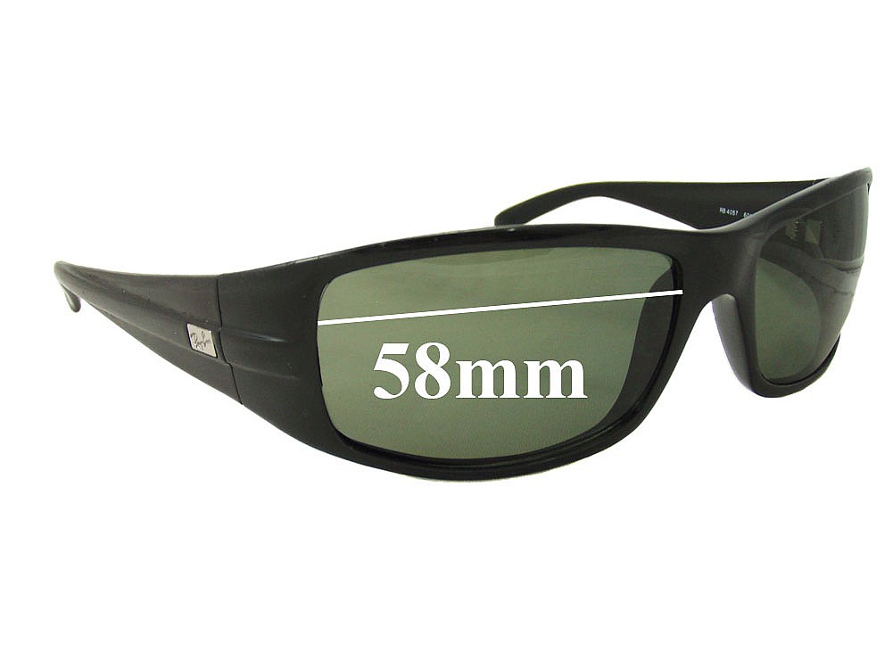Sunglass Fix Lentes de Repuesto para Ray-Ban RB4057 - 58mm Wide Sunglass Fix Lentes de Repuesto para Ray-Ban RB4057 - 58mm Wide